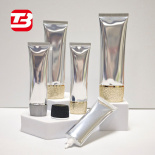 Cosmetic Plastic Soft Tube Flat Tube Packaging Material Sunscreen Bb Cream Sub-Bottle Liquid Foundation Body Lotion Aluminum Plastic Tube Customization