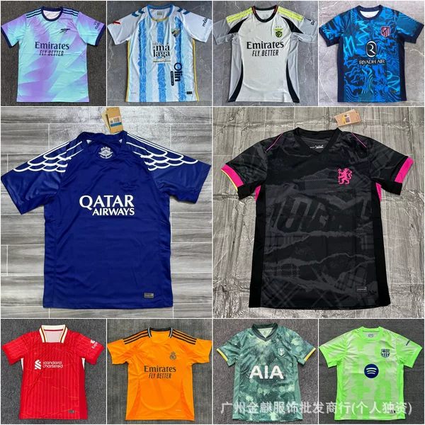 2425 Club Football Jerseys Real Madrid Tottenham Atletico Madrid Manchester United Inter Milan Roma Benfica Chelsea Thai Version Shirts