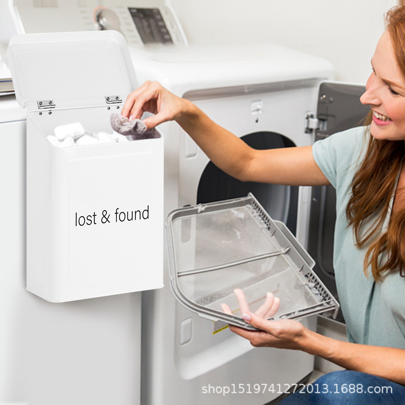 Source Manufacturer Customized Home Wall-Mounted Metal Lint Box Laundry Room Finishing Lint Storage Box Trash Can Source Manufacturer Customized Home Wall-Mounted Metal Lint Box Laundry Room Finishing Lint Storage Box Trash Can