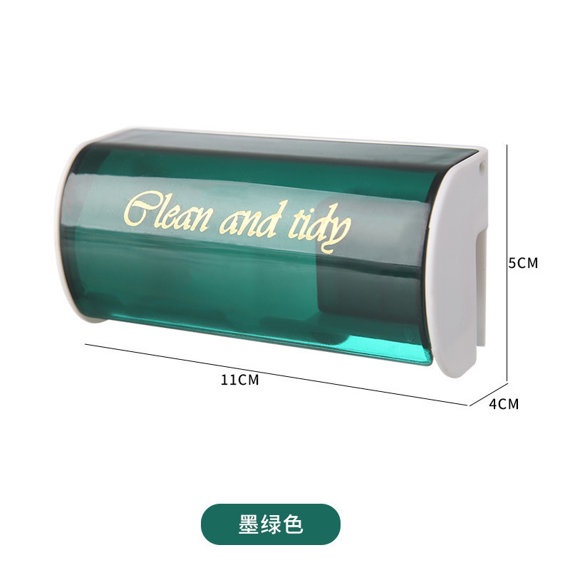免打孔壁挂牙具座儿童牙缸防尘整理收纳盒带盖牙膏牙刷置物架批发|undefined