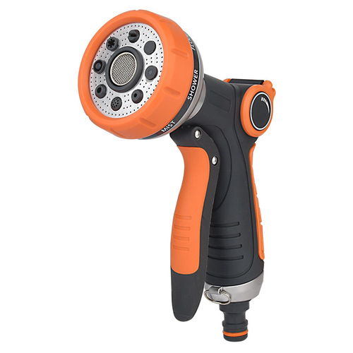 Flower watering nozzle, garden car wash, watering artifact, gardening sprayer, garden watering vegetable, garden shower water gun set