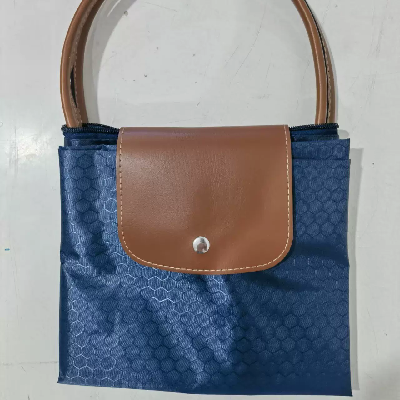 纯色国风古典牛津布手提袋单肩带大容量购物袋饰品袋批量制作