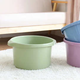 中式洗脚盆家用加厚加深大容量学生宿舍洗衣服盆宠物洗澡盆塑料