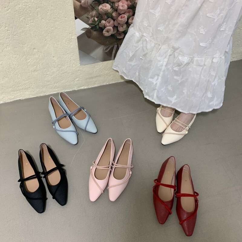 French-Style Hidden Heel Pointed Toe Leopard Print Women's Shoes 2026 New Spring and Autumn Mary Jane Shoes to Pair with Dresses French-Style Hidden Heel Pointed Toe Leopard Print Women's Shoes 2026 New Spring and Autumn Mary Jane Shoes to Pair with Dresses