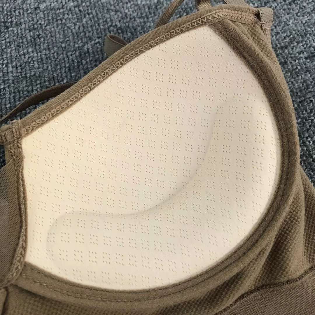 Nueva taza de látex sin marcas de alta calidad, chaleco de dama sin anillo de acero, bra de yoga, ropa interior deportiva, mujer al por mayor
