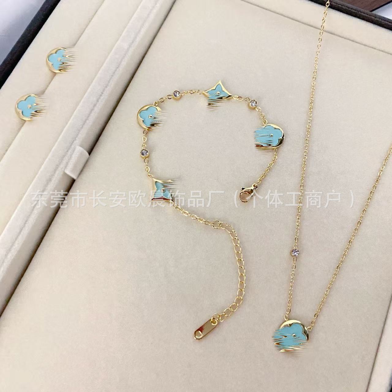Set with zircon