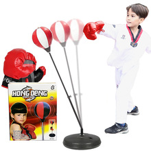 儿童拳击速度球 充气拳击训练柱不倒翁 减压神器体育训练器速度球