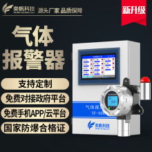 定制固定式氨气报警器氧气检测仪防爆煤气泄漏工业四合一气体检测