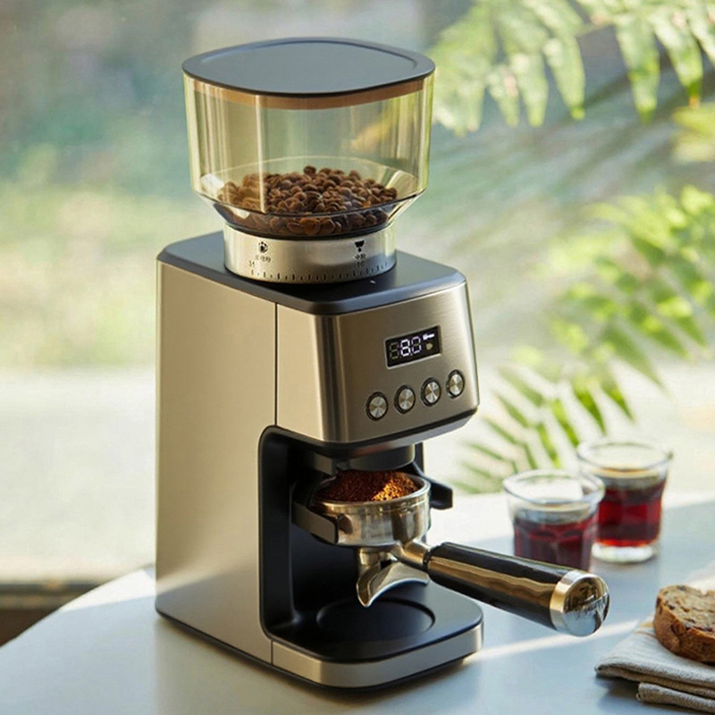 CG05鋼芯錐輪コーヒー豆磨き機イタリア式コーヒー粉砕機家庭用電動太さ調節可能な粉砕機|undefined