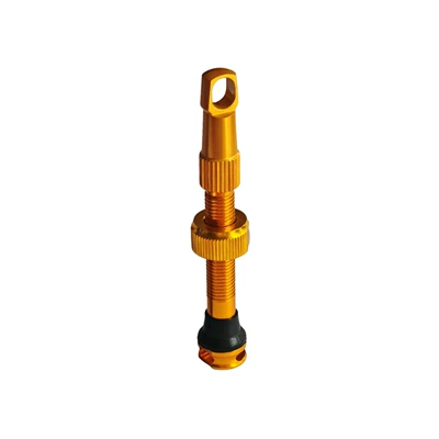 for Tubeless Tire French Accessories – valve - side-three-hole-40mm-gold
