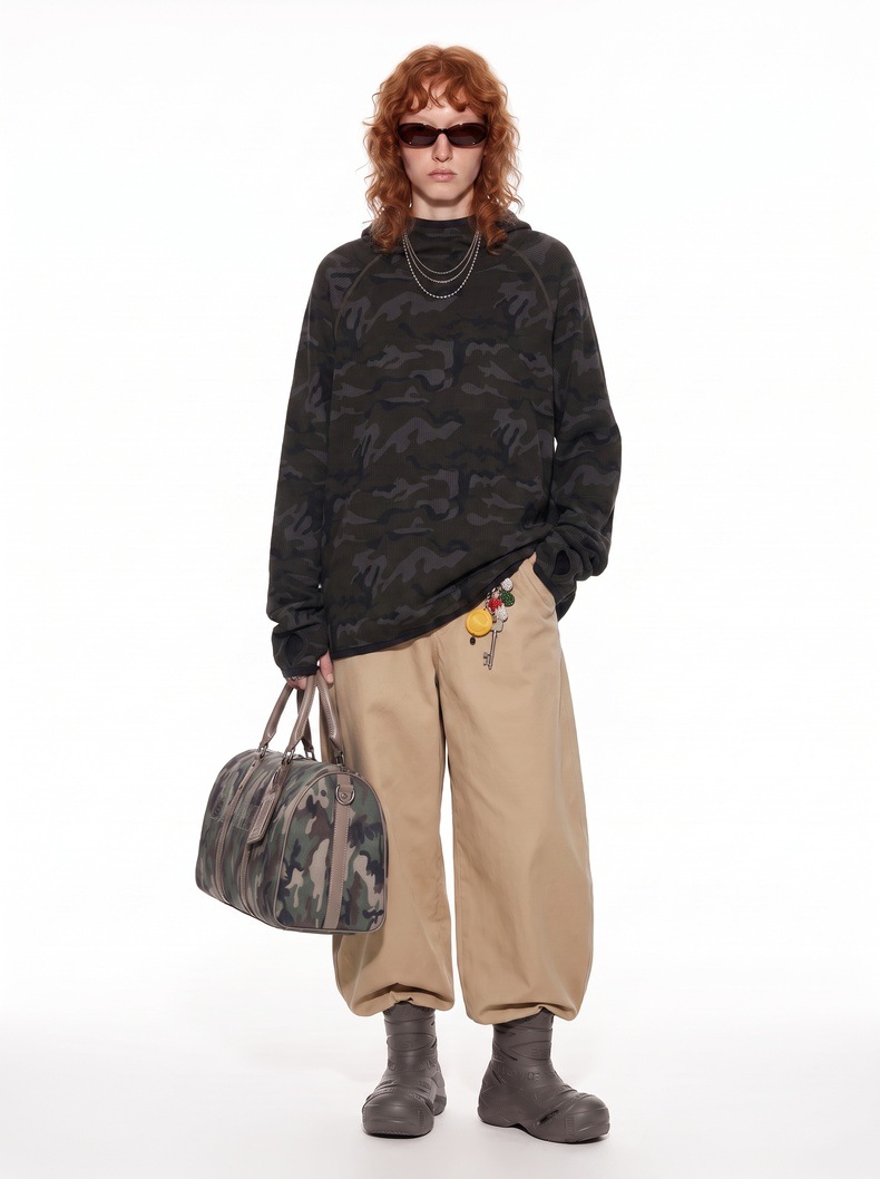Inflation Camo 200g Hooded Hoodie