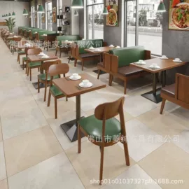 成套餐桌椅;卡座;餐椅