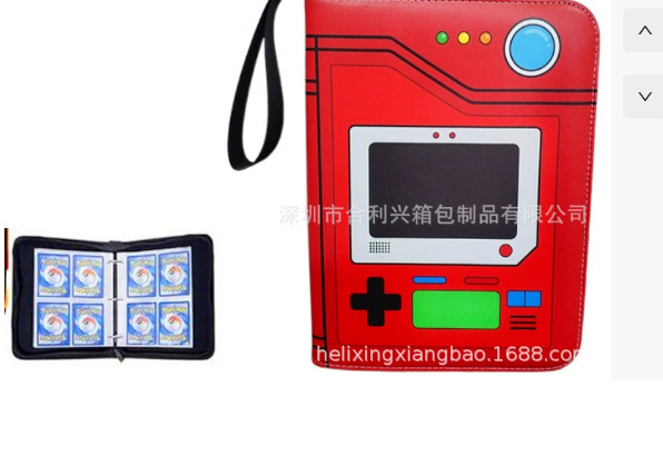 FUENTE fabricante en stock suministro baokemeng juego tarjeta colección libro Magic Baby Tarjeta de cremallera libro de almacenamiento