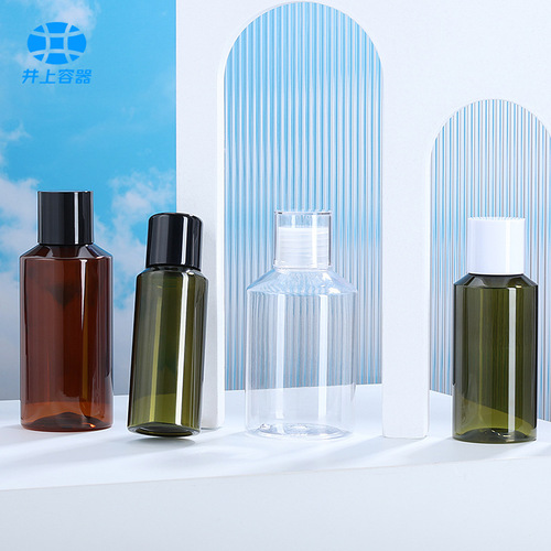 Plastic PET skin care hydrosol bottle 100ml 150ml toner bottle cosmetic packaging material repackaging empty bottle