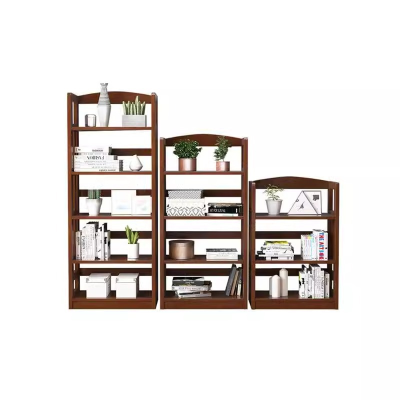 Estantería de madera maciza Estante de almacenamiento de estantería de piso a techo Estante de almacenamiento de varias capas Estante de almacenamiento de balcón para el hogar simple y moderno