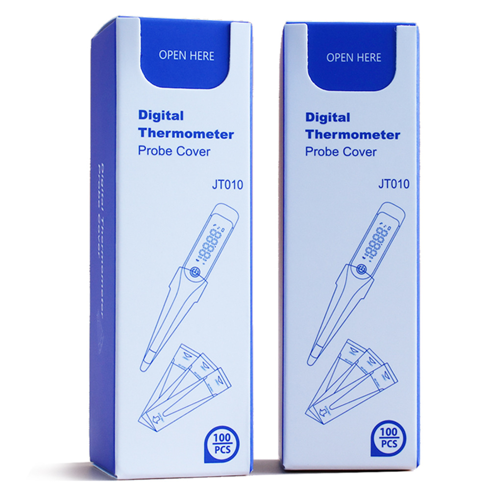 Mercury Mouth Thermometer Sleeve, Oral Temperature Sleeve, Electronic Thermometer Sleeve, Disposable Film Protective Sleeve, Pet Cat and Dog Anal Thermometer Sleeve