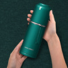 Cooling advanced glass cover stainless steel, handheld cup with glass, keeps constant temperature