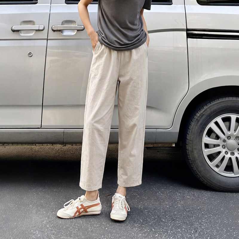 Ice Silk Quick-Dry Sports Pants for Women, Summer Thin 2026 New Style, Plus-Size Loose-Fitting Cropped Harem Carrot Pants Ice Silk Quick-Dry Sports Pants for Women, Summer Thin 2026 New Style, Plus-Size Loose-Fitting Cropped Harem Carrot Pants