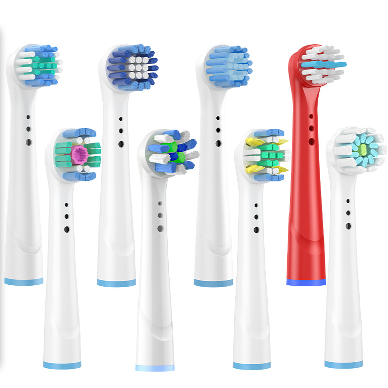 Oral oule cepillo de dientes eléctrico cabeza eb17 universal Sonic reemplazo cepillo de dientes cabeza al por mayor pelo suave cabeza redonda giratoria