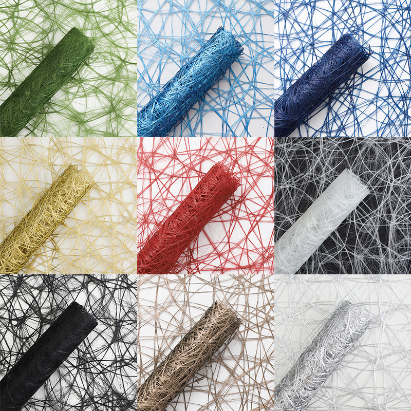 浪漫拉菲纸创意鸟巢鲜花包装纸花束包花纸内衬外搭纸花店花艺批发