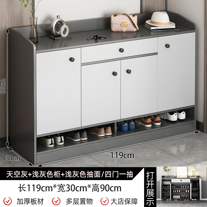 靴キャビネットホームドア 2025 新しい階段屋内玄関ドア玄関キャビネット廊下大容量ドア靴ラック