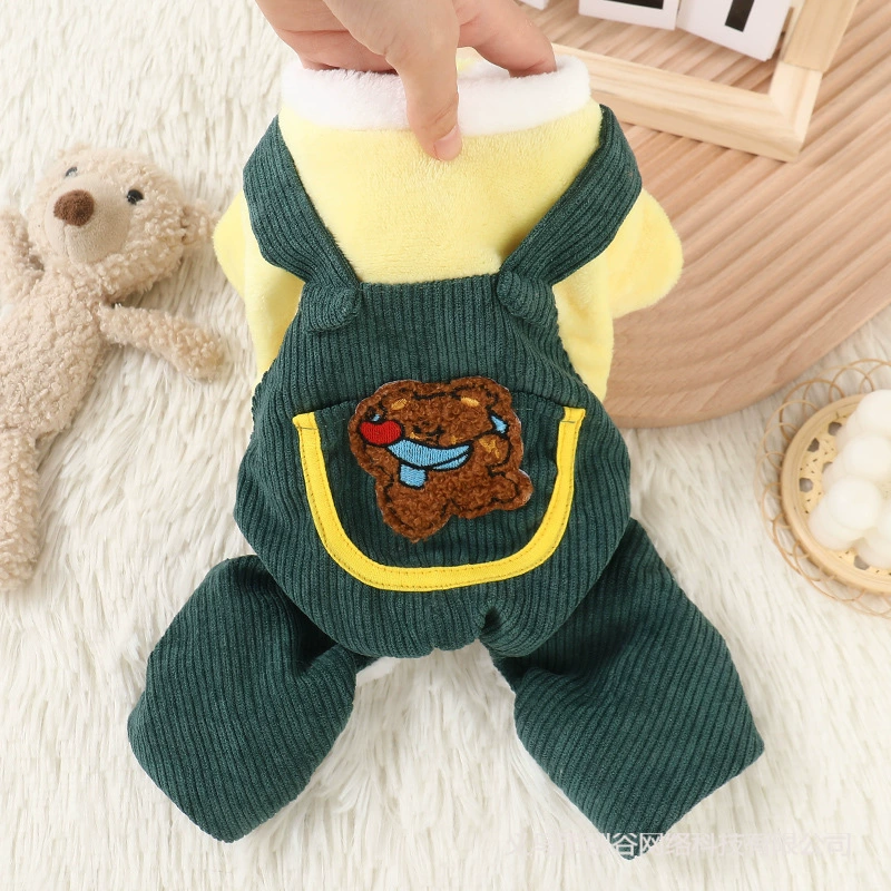 Хлопковая одежда для домашних животных Одежда для собак осенью и зимой