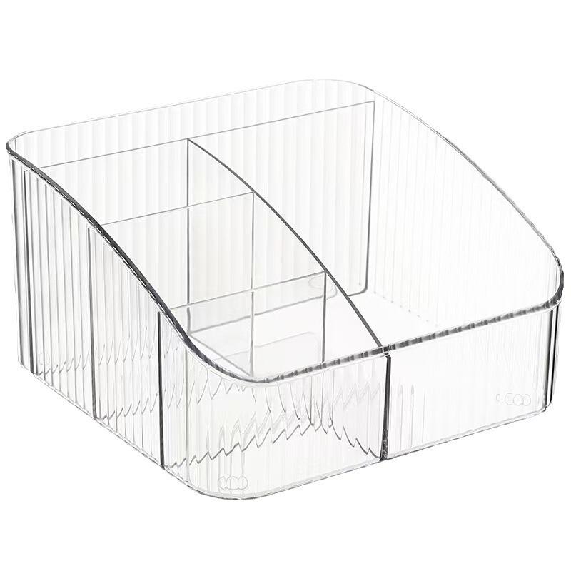 化粧品収納ボックスデスクトップスキンケア製品収納ボックスドレッシングテーブル化粧ブラシ口紅収納ラック5グリッド収納ラック|undefined