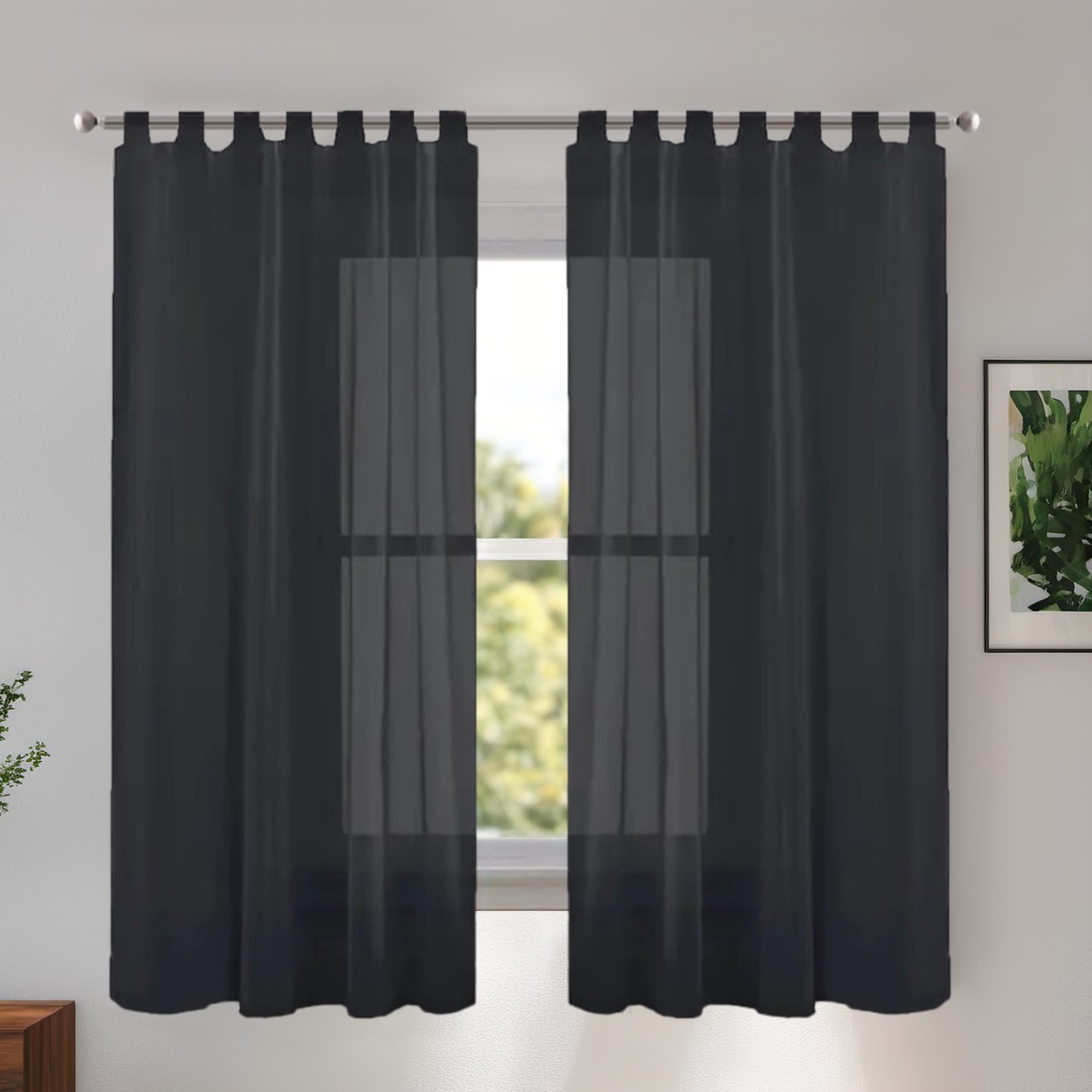 Nuevo crossover de una sola cadena Telylon, pantalla para ventana, fabricante de cortinas semi-opacas de color sólido, SHEIN Spot