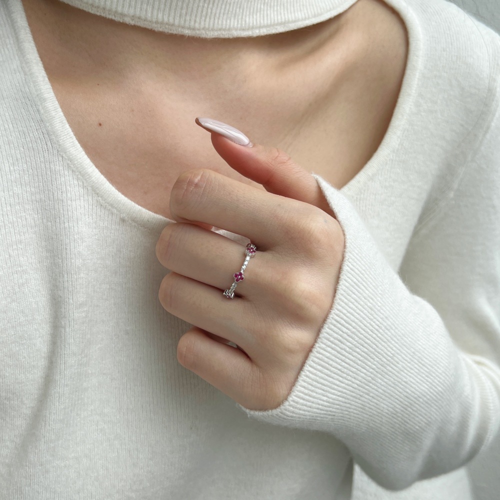 5g Weight Vacuum Plating Gold Plating Process Zircon Inlay Material Rings Classification 1 Piece Quantity Casual Occasion 925 Sterling Silver Material U Shape Pattern Women's Gender Plating Design Simple Style Style 925 Sterling Silver Zircon U Shape Rings 4