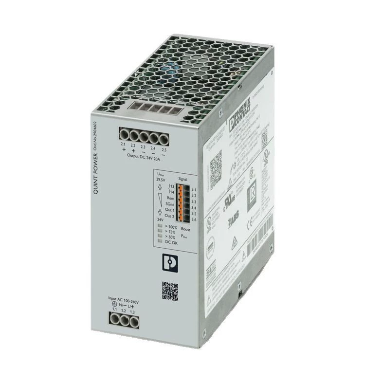 Блок питания Phoenix 2904602-QUINT4-PS/1AC/24DC/20 однофазный 24 В DC / 20 А