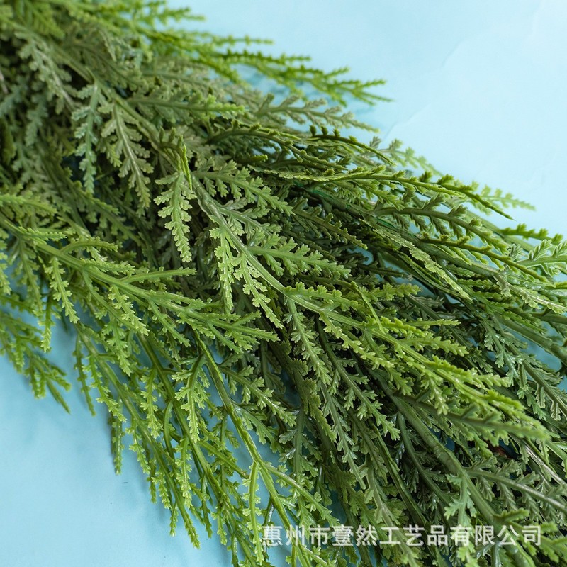Amazon タッチソフトプラスチックシミュレーションノーフォークパイン籐ホームレストラン暖炉クリスマス人工緑の植物の装飾品|undefined