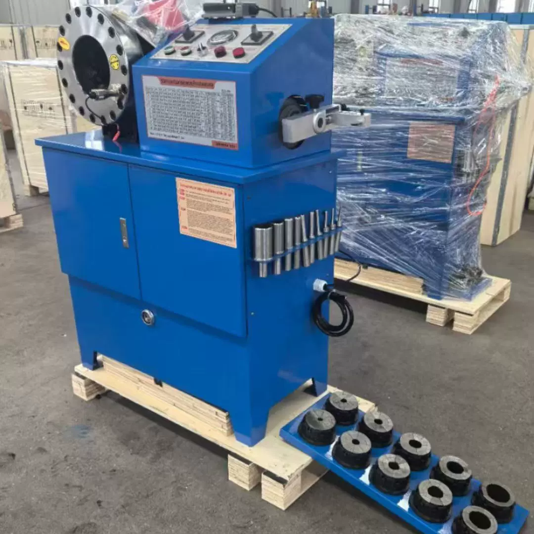 厂家现货供应液压油管缩管机扣压剥胶一体机钢管压接机