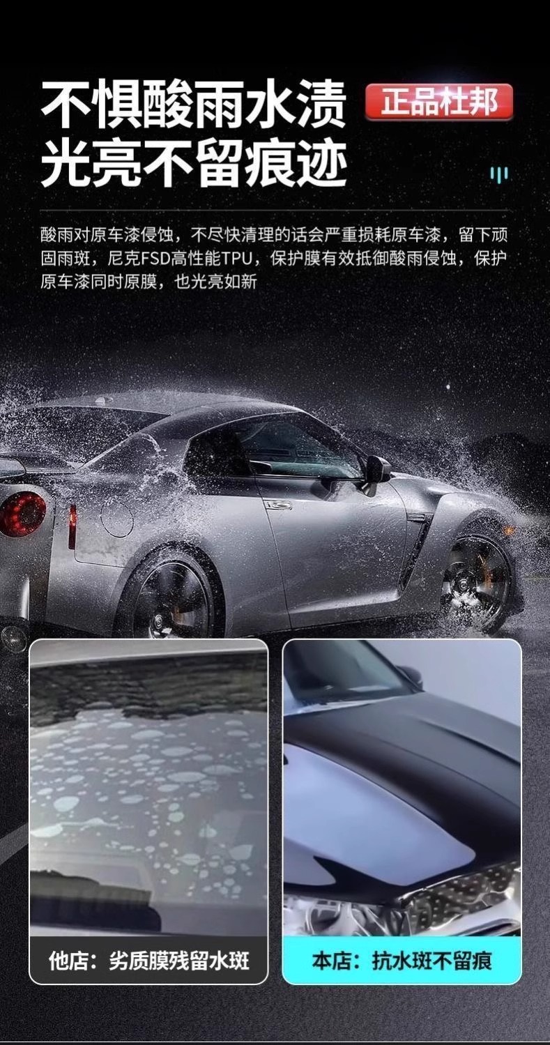 Tpu Paint Transparent Protective Film, Self-Healing, Scratch-Resistant, No-Bake Car Film, Invisible Car Wrap, Ppf with 10-Year Warranty