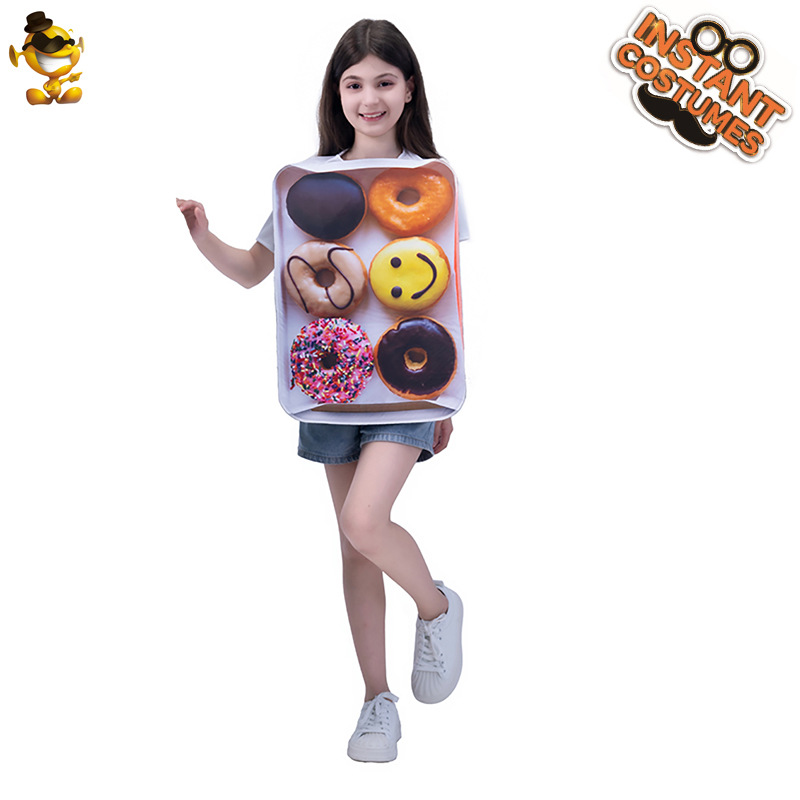 Halloween Adulto Niños Gays Funny Donuts Disfraces Parodia Comida COS Fiesta Show