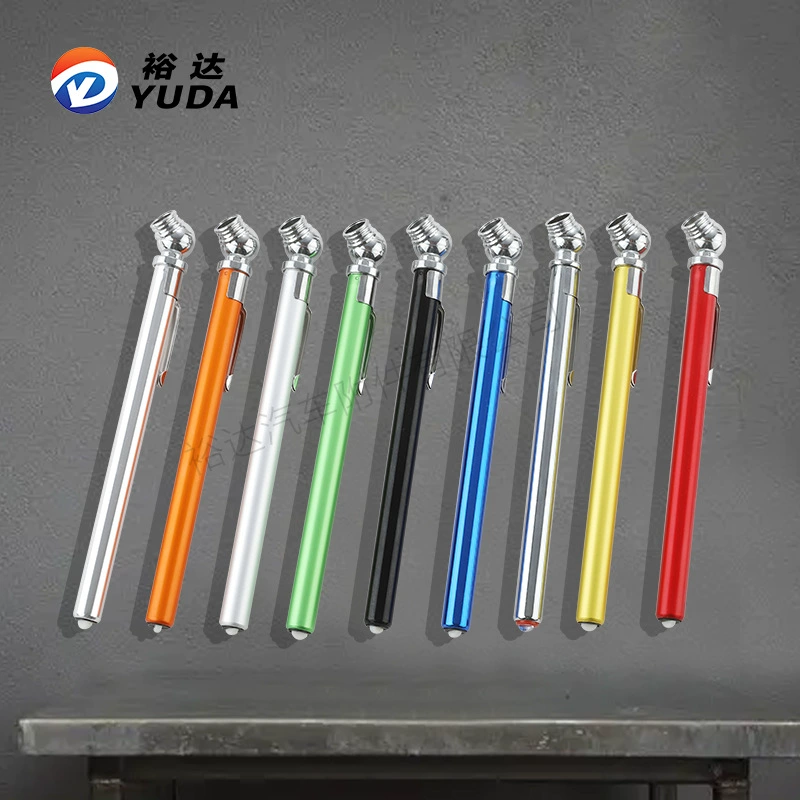 Многоцветная портативная ручка для измерения давления в автомобильных шинах Yuda, универсальный инструмент для измерения давления воздуха в шинах