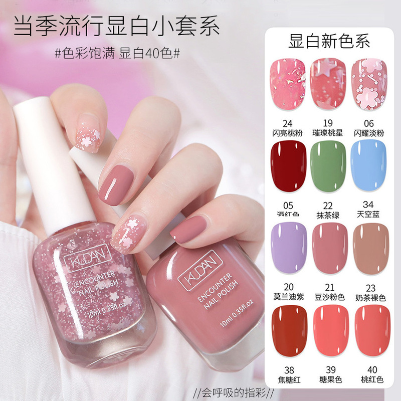Water-Based Peelable Nail Polish, Odorless, No-Bake, Quick-Drying, Peelable, Transparent, Bright Oil Base Polish, Nail Salon Nail Polish Wholesale