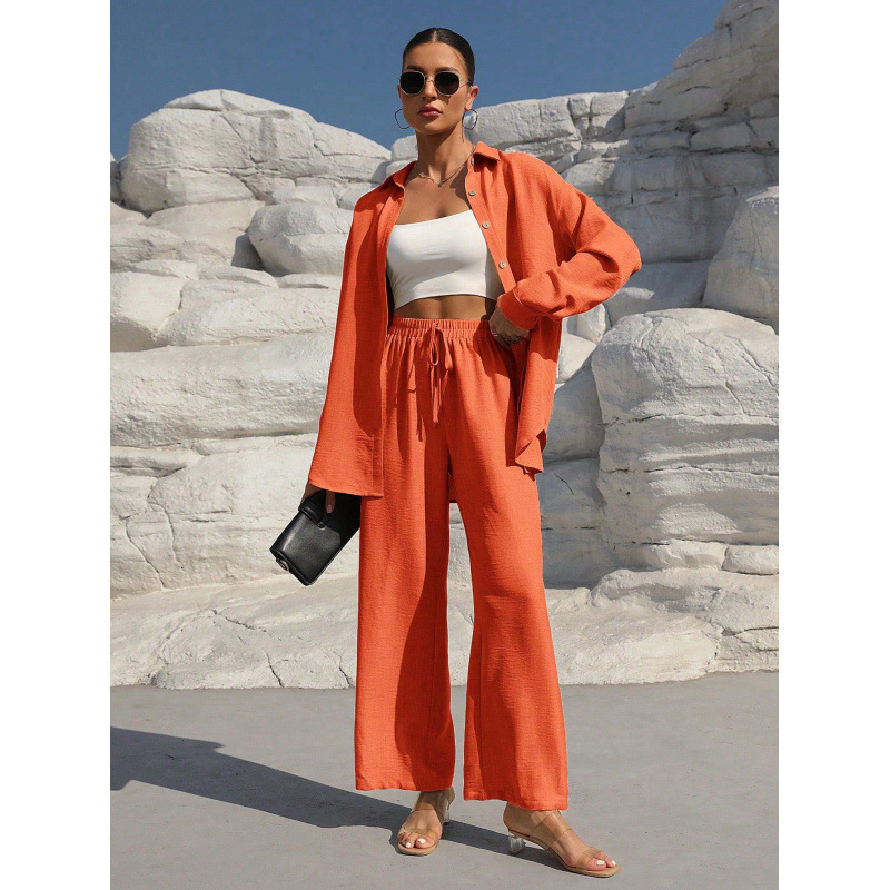 European American Cross-border Fashion Spring And Autumn Style Elegant Plus-size Women's Long-sleeve Cardigan Two-piece_voghion.com
