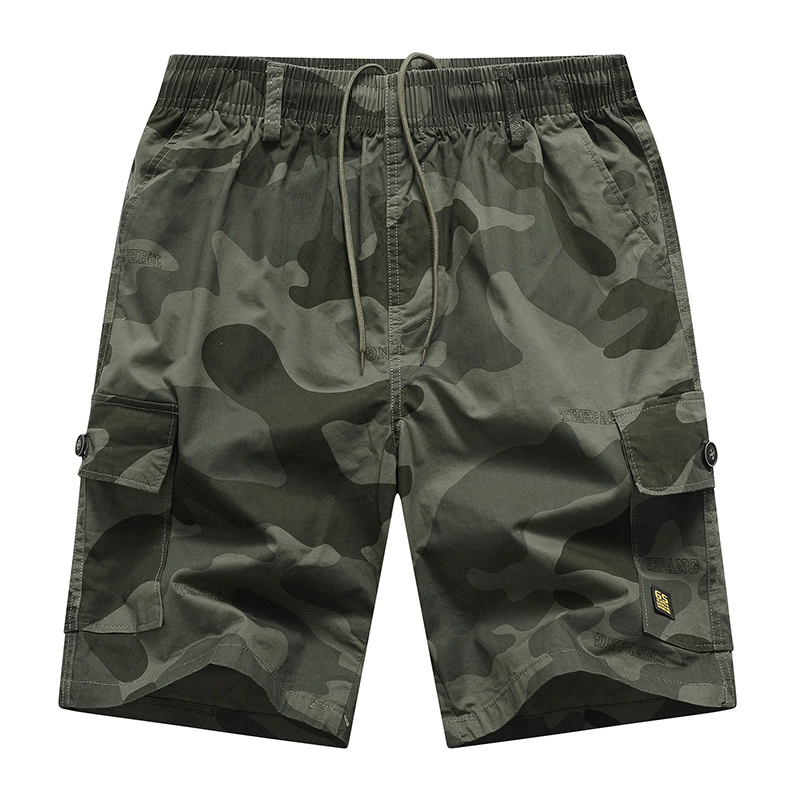 Новые трансграничные мужские шорты для мужчин летом тонкие спортивные повседневные модные брюки камуфляж