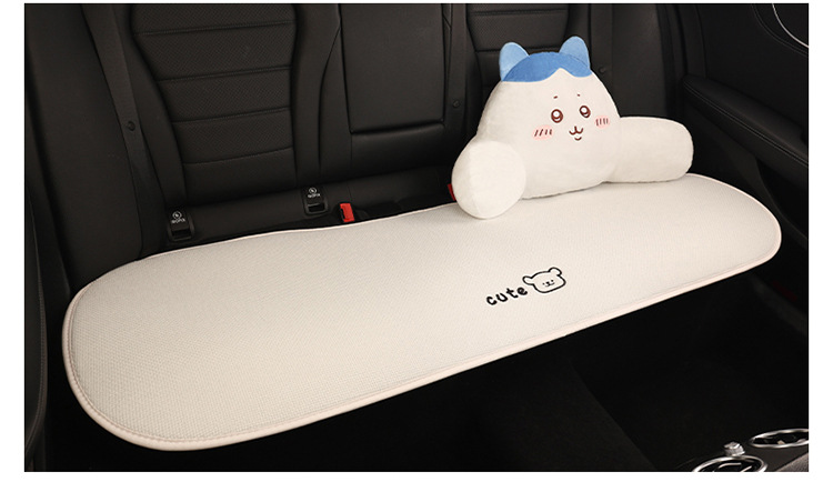Car seat cushion made of linen, Usagi, Chiikawa, Hachiware, suitable for all seasons, cute cartoon design for girls