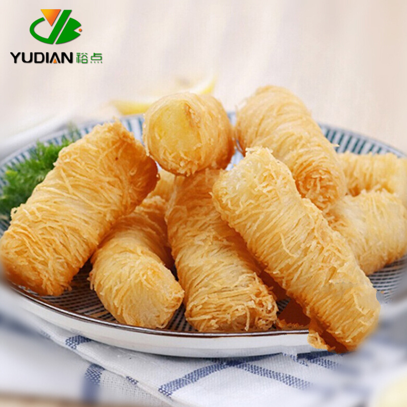 金絲榴蓮酥 千絲椰青卷 冷凍食品油炸小吃廣式酒樓半成品點心批發