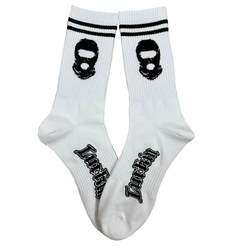 Весенние, осенние и зимние носки для скейтборда Европейские и американские уличные высокие носки Мужские и женские модные носки Уличные европейские и американские модные жаккардовые носки с высоким берцем