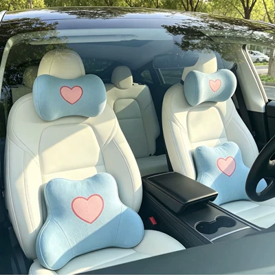 Headrest lumbar support cushions, memory foam