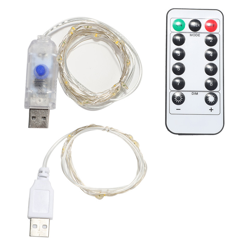 LED lámpara de alambre de cobre ramo de pastel decoración atmósfera lámpara de alambre de cobre LED