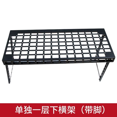 Left and Right Storage Aluminum | Motorcycle trunk - sf-express-free-shipping-tank-300-tail-box-storage-rack-single-layer-lower-cross-rack-with-feet-1-piece-set-special-for-tank-300-fuel-version
