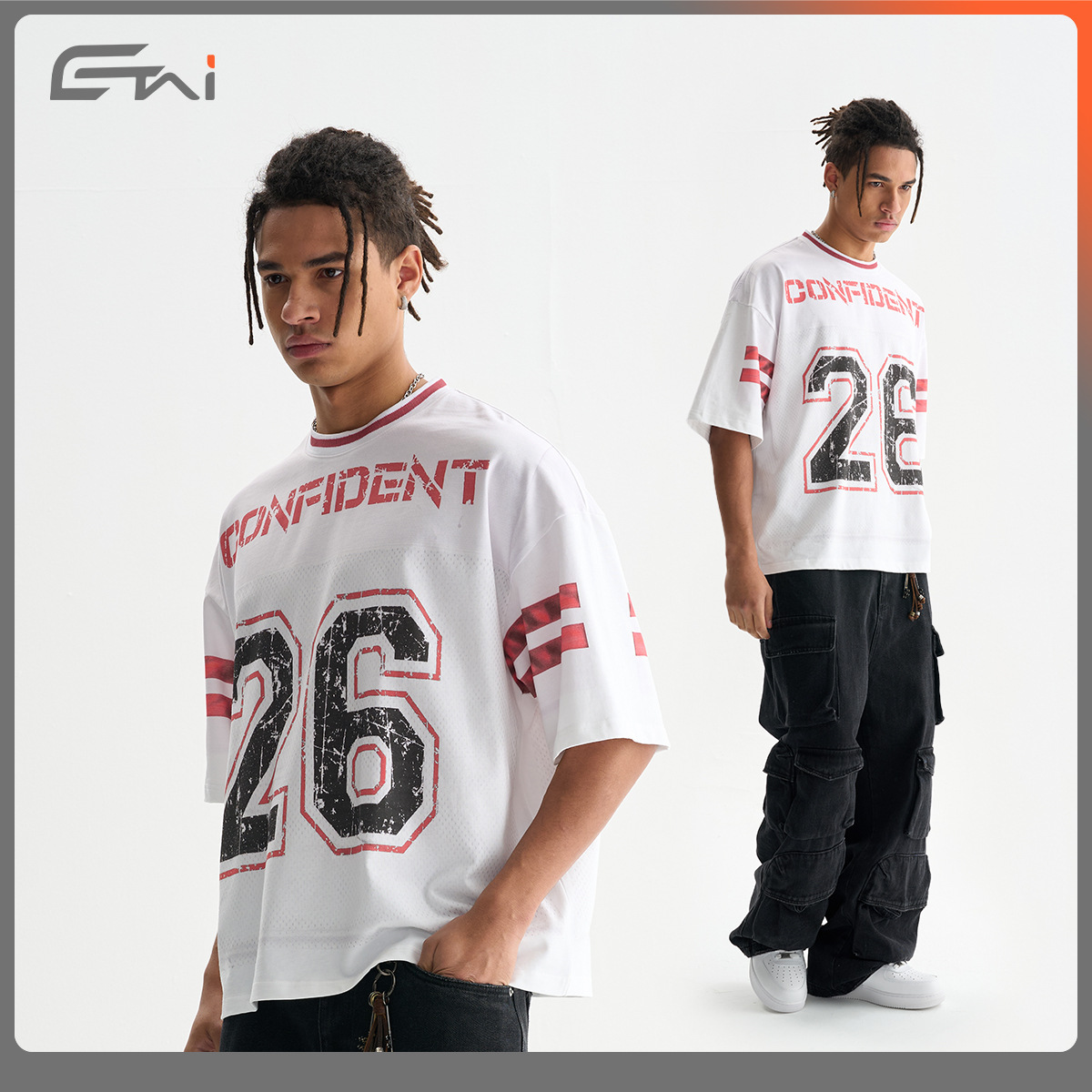 ETAI Hombre| Camiseta de impresión 3D de alta calidad de algodón corto y ancho marca de moda masculina de estilo deportivo pesado camiseta de cuello redondo