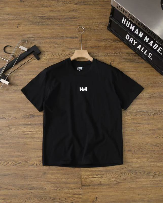 2025夏のハイリーハンソン男女の純綿半袖tシャツの上着は柔らかくて快適です。|undefined