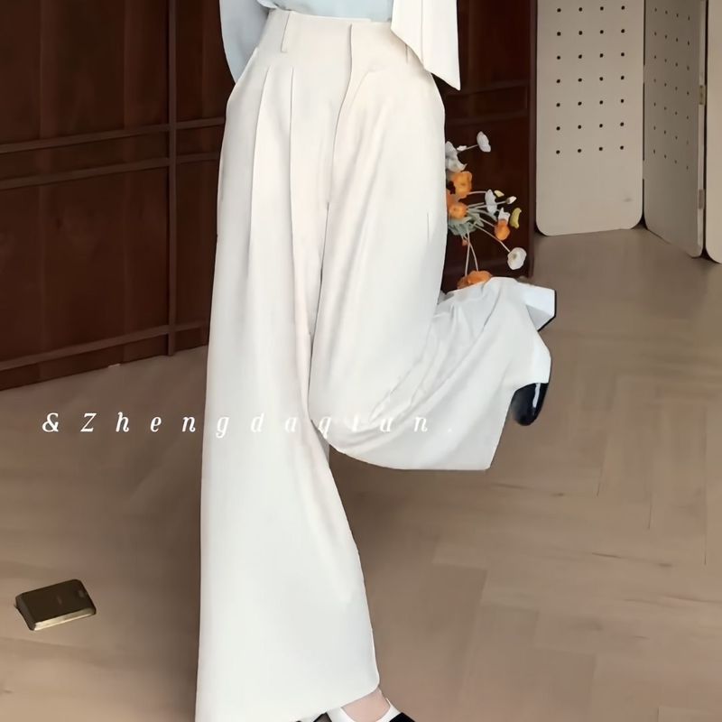春季长裤两件套装职业女装套装气质ol女装通勤衬衫女韩系时尚短裤|undefined
