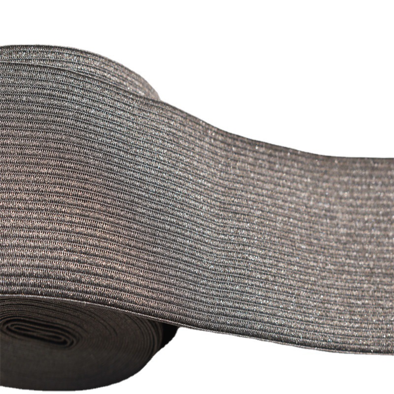 Fabricante de suministro de banda elástica, banda elástica de tejido de alta elasticidad, banda elástica de punto para uso en prendas de vestir, accesorios médicos image 6