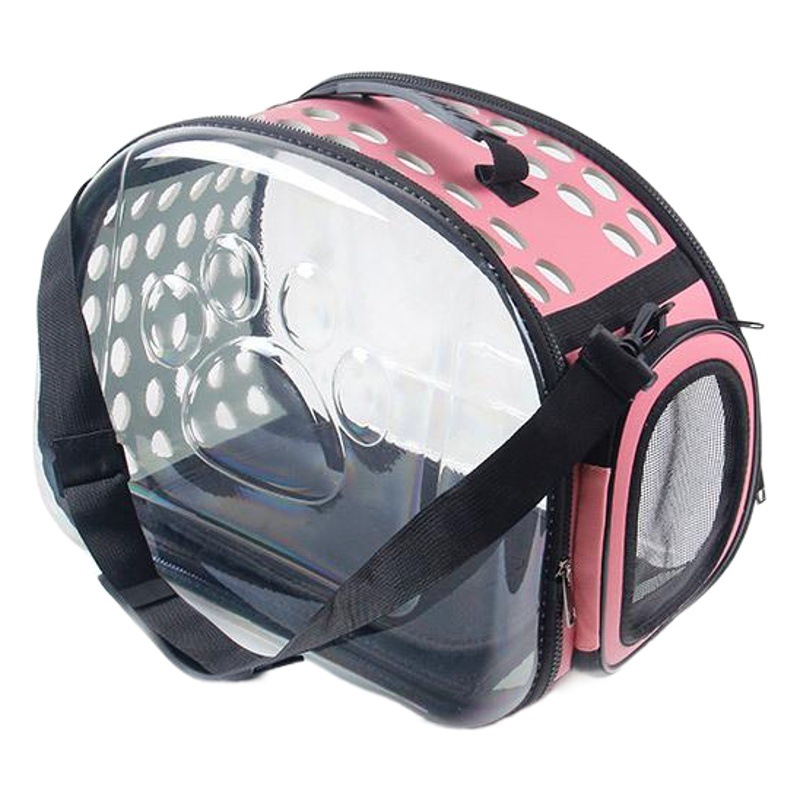 Directo de fábrica Para Mascotas bolsa de bolsa portátil al aire libre transparente bolsa de jaula de perro transpirable gato mochila gato suministros