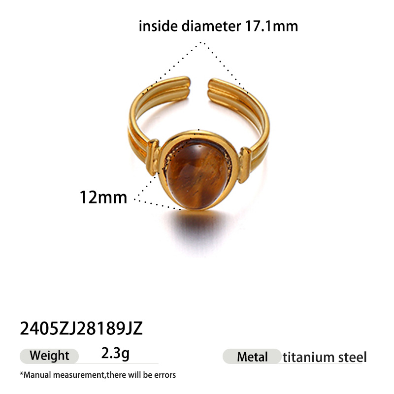 Alta Europa y América acero inoxidable otoño y invierno de moda de estilo de viaje conjunto de joyas ligeras lujosas transfronterizas venta caliente acero titanio no desvanecerse